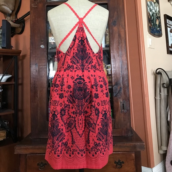 Free People strappy linen sundress💛 - Picture 2 of 6